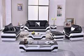large faux leather sofa set