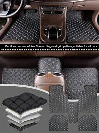 gm floor mat pu leather waterproof