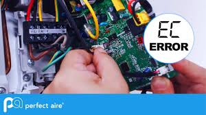 ec mini split error code perfect aire