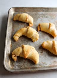 sweet cream cheese filled crescent