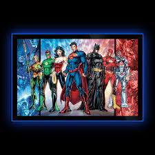 Jim Lee Comic Cover Led Poster Sign