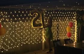 21st Birthday Tinkerbell Fairy Light Curtain 21st Birthday