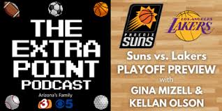 The los angeles lakers logo has undergone quite a few alterations throughout the brand's history. The Extra Point Podcast Phoenix Suns Vs Los Angeles Lakers Playoff Preview The Extra Point Azfamily Com