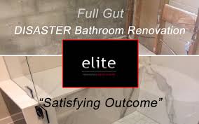 However, if you plan to add more square footage to your bathroom, that's where the expenses can. Complete Bathroom Gut And Remodel Disaster Bathroom Renovation Shower Transformation
