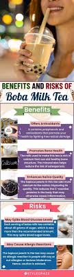 boba milk tea nutrition facts
