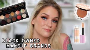 full face of black owned makeup brands