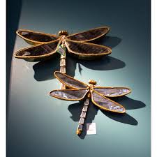 mirror wall decoration dragonfly