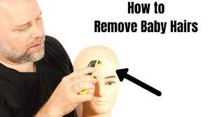 remove baby hairs from a hairline