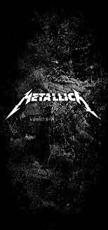 metallica logo art black heavy metal