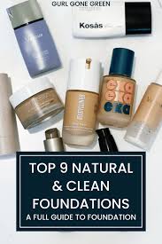 natural and clean foundations
