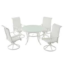 Be it dining furniture or wicker outdoor products, we have the solution to what you are looking for. White Patio Dining Sets Patio Dining Furniture The Home Depot