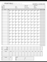 30 printable baseball scoresheet