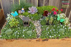 holiday themed miniature fairy garden