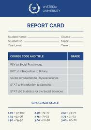 Customize 134 College Report Card Templates Online Canva