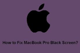 how to fix macbook pro black screen