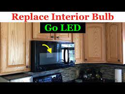 replace interior microwave light bulb