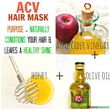 apple cider vinegar acv hair mask