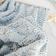 knit purl baby blanket pattern leelee