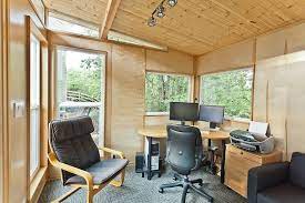 Backyard Sheds Into Home Offices