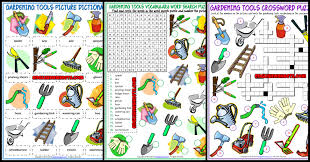 Gardening Tools Esl Vocabulary Worksheets