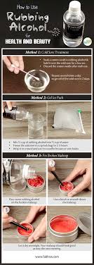 rubbing alcohol for health and beauty