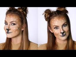 deer makeup tutorial halloween easy