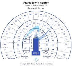 Frank Erwin Center Tickets And Frank Erwin Center Seating