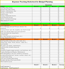 Expenses Template Excel Free Of Printable Monthly In E And