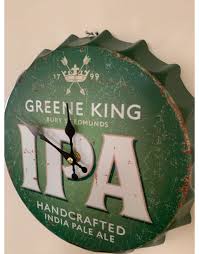 Greene King Ipa 30cm Wall Clock Metal