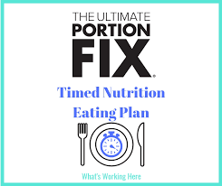 ultimate portion fix timed nutrition