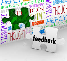 The Word Feedback On A Puzzle Piece Filling A Hole In A Wall
