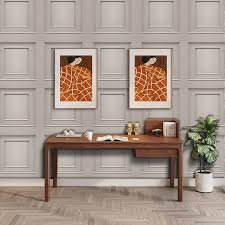 3d Effect Wood Panel Wallpaper Wall