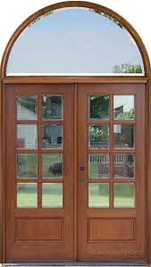 Double Doors With Arched Transoms