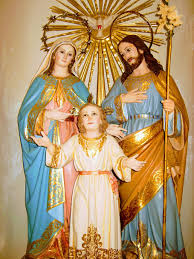 holy family figurine faith