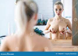 Sensual Naked Female Breast. Stock Image - Image of caucasian, naked:  110852931