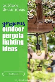 Pergola Lighting Ideas Gardener S Oasis