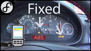 e46 abs warning lights fix wheel