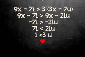 I 3 U Love Equation Valentine S Day