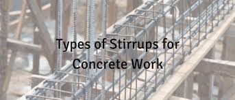What is meant by stirrups in construction?