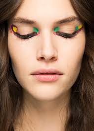 runway beauty festival makeup at fendi