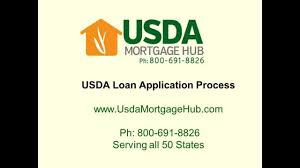 usda loan application process you