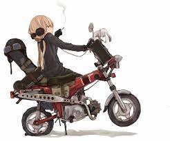 女の子がバイクにまたがってる画像ください！！！ ： ダメージzero（旧サイト） | キャラクターデザイン, イラスト, バイクアート