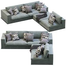 hamilton sofa by minotti 3d model for