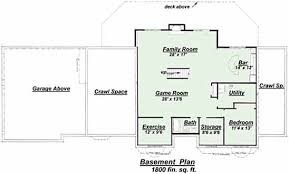 P 801 Finished Basement Floor Plan For