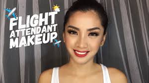 flight attendant makeup tutorial