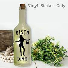 Bottle Sticker Dancing Queen Disco
