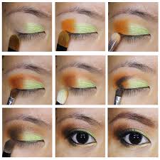 green and orange eyeshadow archives