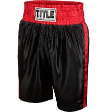 Title Boxing Classic Edge Satin Performance Boxing Trunks