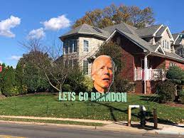 Large Biden 'Let's go Brandon' lawn ...