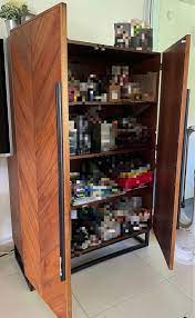 Herringbone Cabinet In Mango Wood